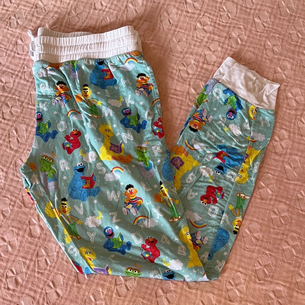 Little Sleepies Sesame Street pajama pants M